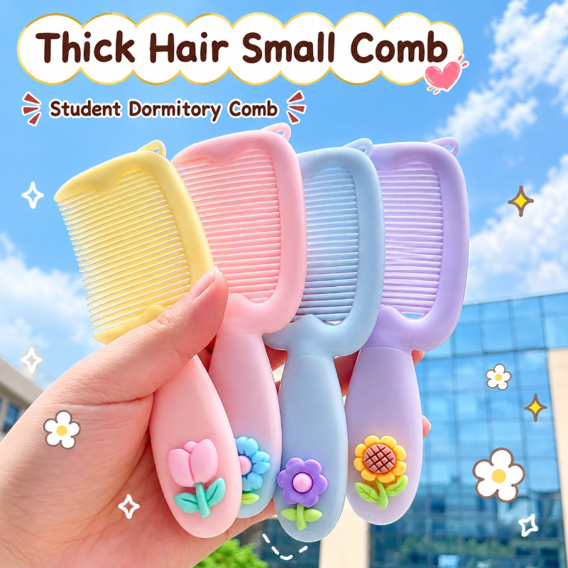 Adorable Flower-Patterned Hair Comb (1 Pcs)