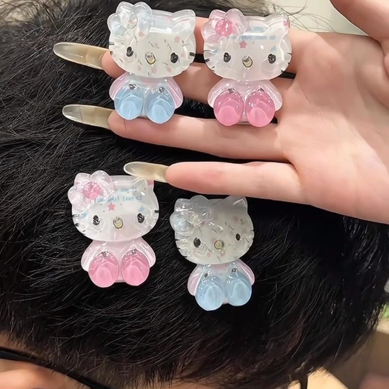 Cute Style Kitty Hair Clip Set (3 Pcs)