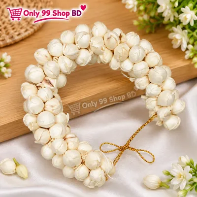 Jasmine Flower Artificial Hair Gajra (1 pc)