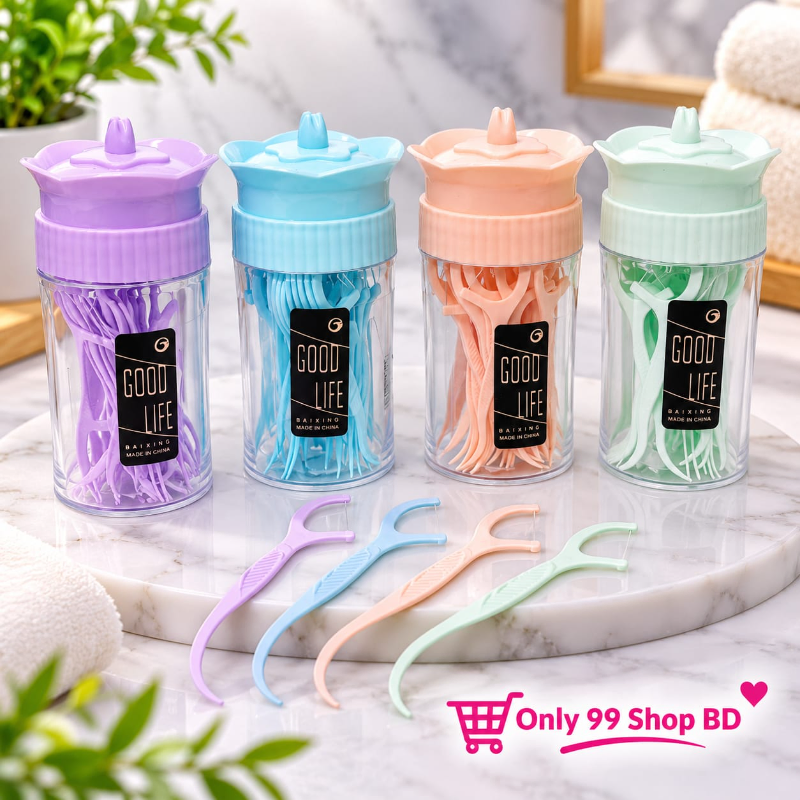 Dental Floss Toothpick (30 Pcs)