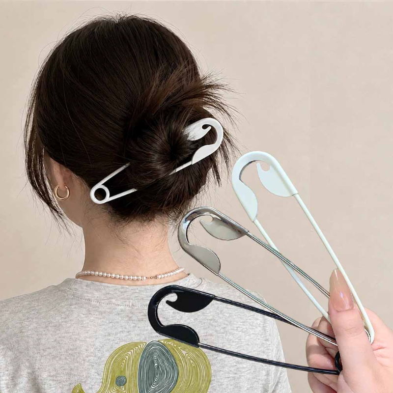 Large Safety Pin Hair Clip (1 Pc)