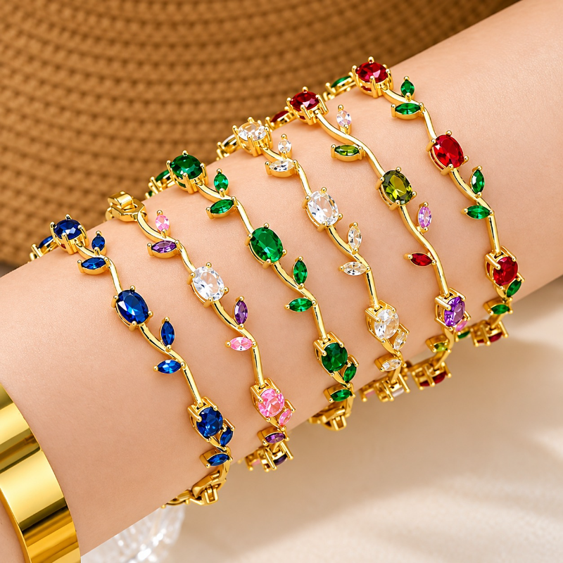 Luxury Trendy Tulip Flower Bracelet
