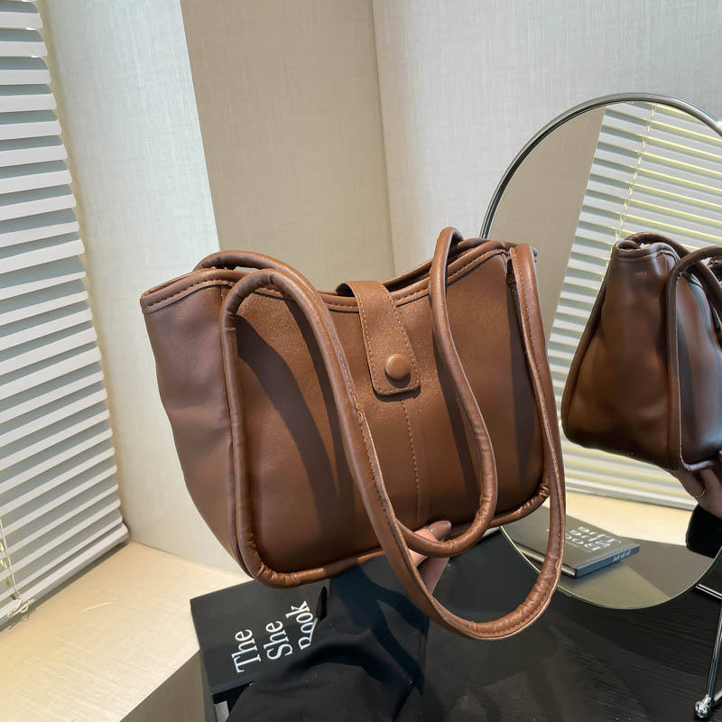 High-End Retro Handbags With Zipper