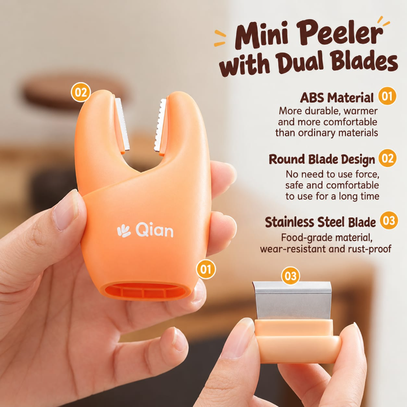 2 In 1 Multi-functional Portable Peeler (1 Pc)