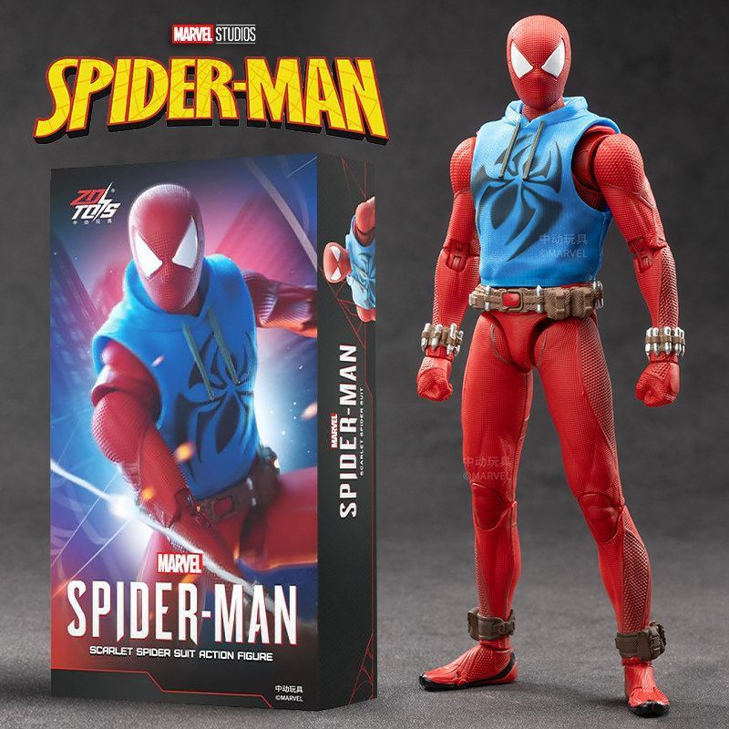 ZD Toys Spiderman Scarlet Spider 1/10th Scale Action Figure