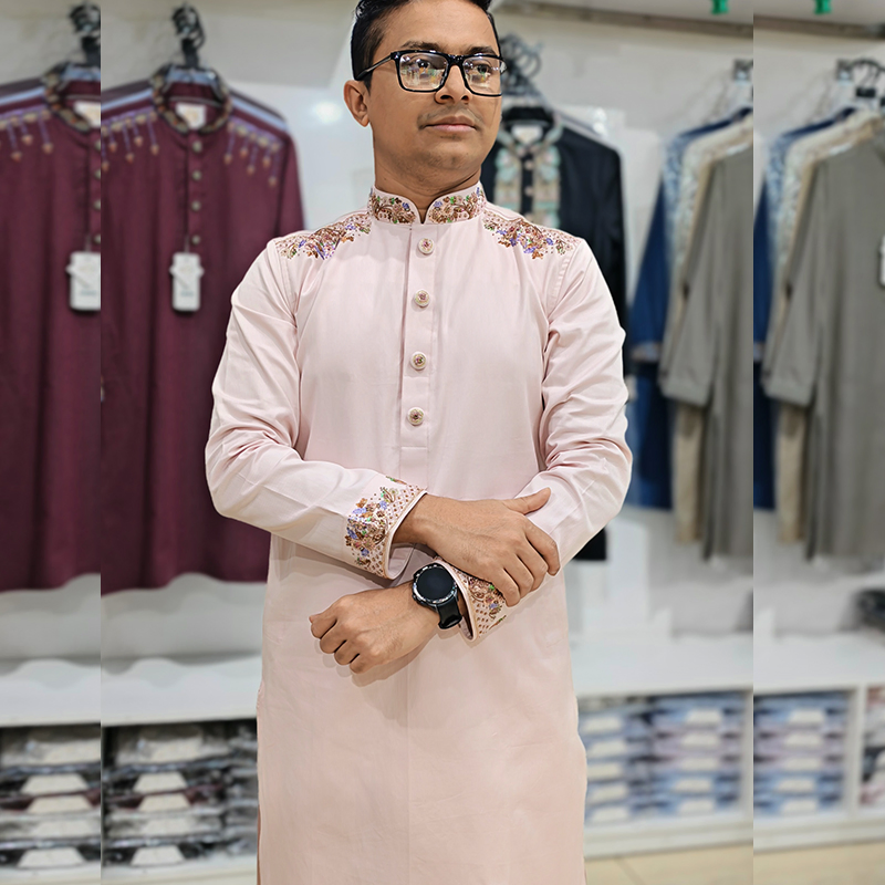 Bubble Gum Zardozi Panjabi  