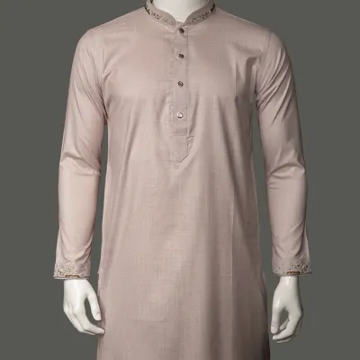 Rose Water Karchupi Panjabi  