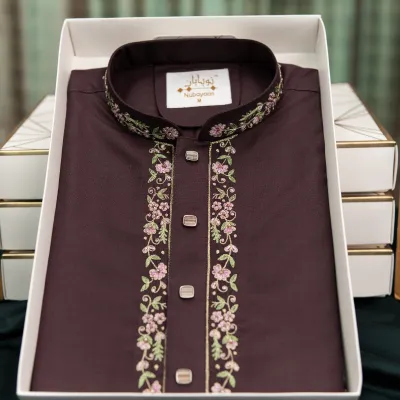 Plum Karchupi Panjabi