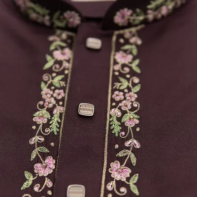 Plum Karchupi Panjabi