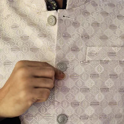 Lily Lavender Jacquard Waistcoat