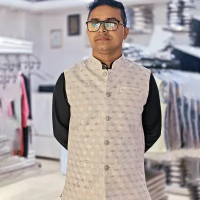 Lily Lavender Jacquard Waistcoat