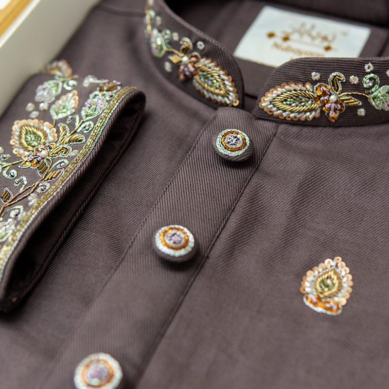 Smokey Zardozi Panjabi