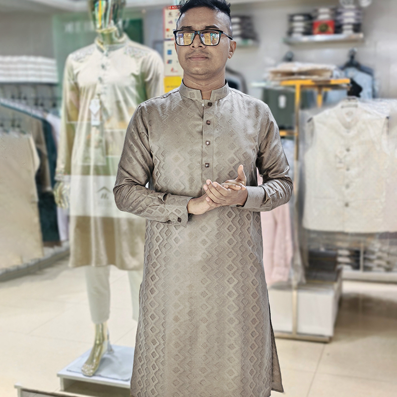 Rosy Brown Panjabi