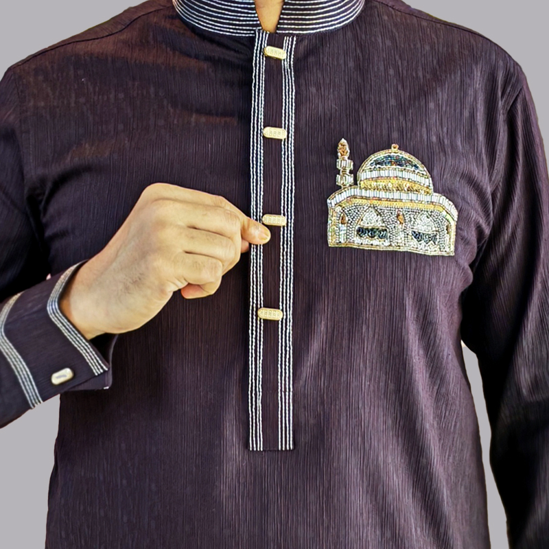 Plum Purple Nawab Edition Panjabi