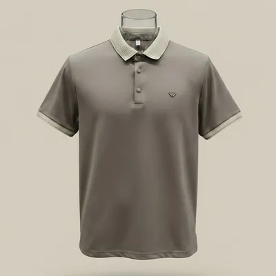 Mushroom Brown Polo Shirt