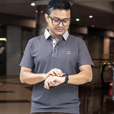 Charcoal grey Polo Shirt