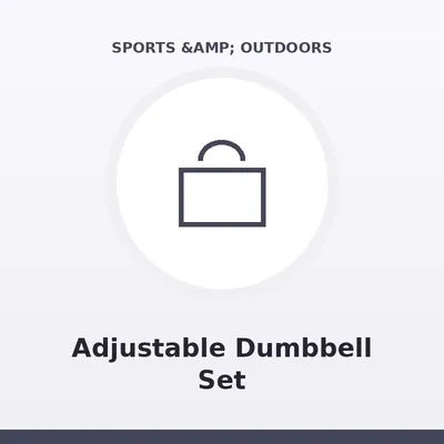 Adjustable Dumbbell Set