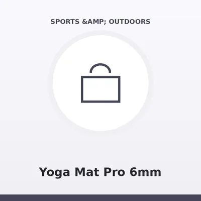 Yoga Mat Pro 6mm