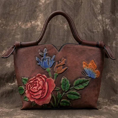 TOP LAYER COWHIDE WOMEN'S BAG GB-6022Cf