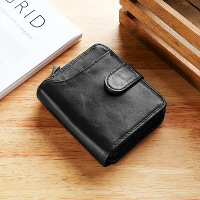 MULTI-FUNCTIONAL GENUINE LEATHER SHORT WALLET GB-Z3002B