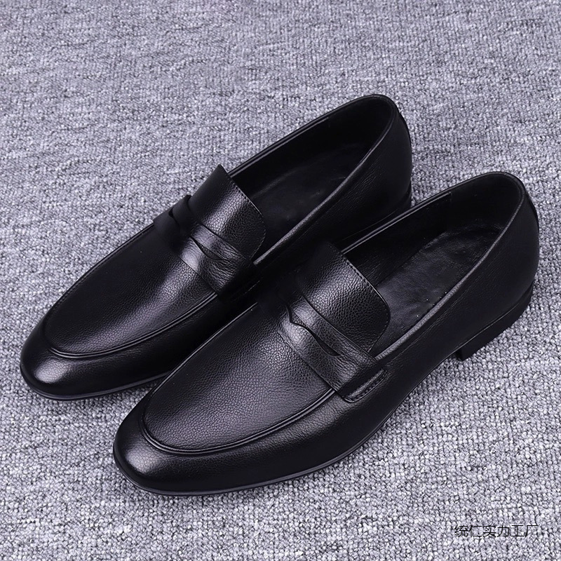 BRITISH STYLE SOLID COLOR LOAFERS GB-0013
