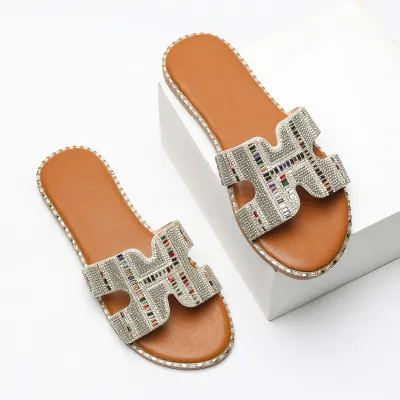 CASUAL FLIP FLOPS LARGE SIZE WOMEN'S  SLIPPERS GB-8319