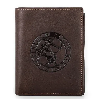 MULTIFUNCTIONAL GENUINE LEATHER WALLET GB-1036SAGITTARIUS