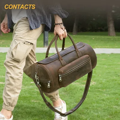 LARGE CAPACITY GENUINE LEATHER TRAVEL BAG GB-B314CF