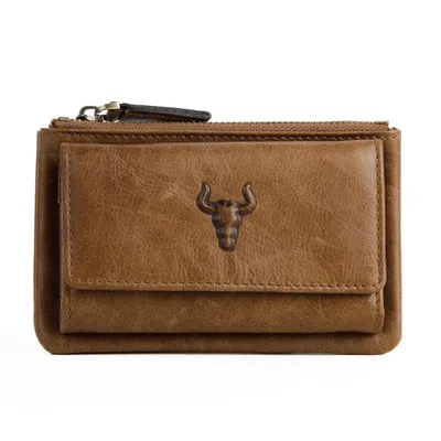 GENUINE LEATHER KEY AND CARD HOLDER GB-8201Br