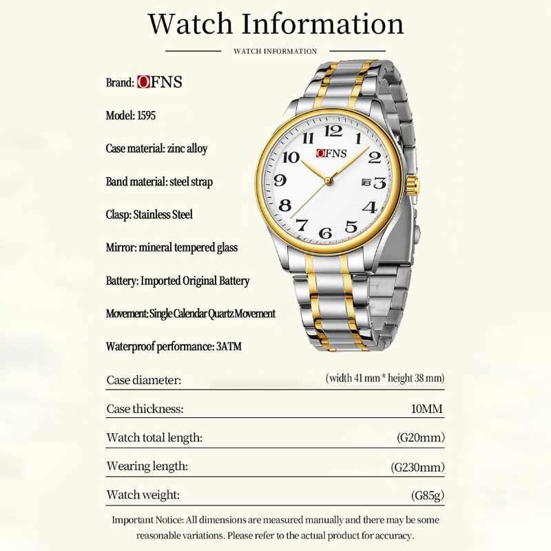 OFANNS QUARTZ GB-OFN1595GW