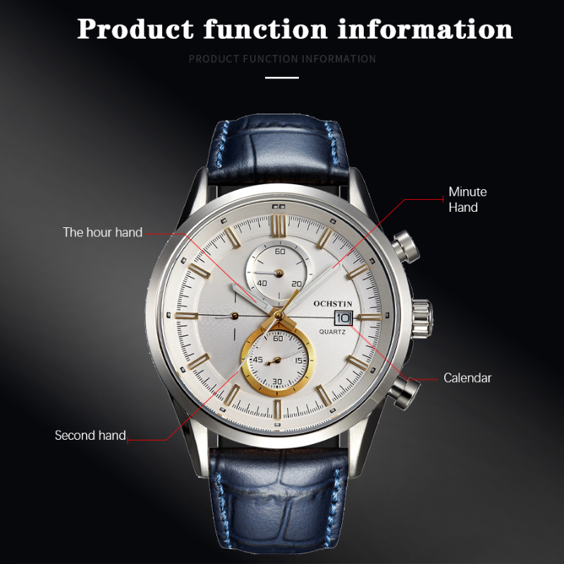 OCHSTIN QUARTZ GB-OC6002WBl