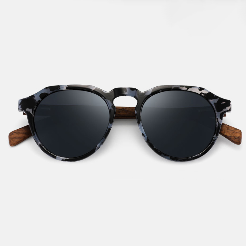 CROSS-BORDER WOODEN POLARIZED SUNGLASSES GB-8048Gy