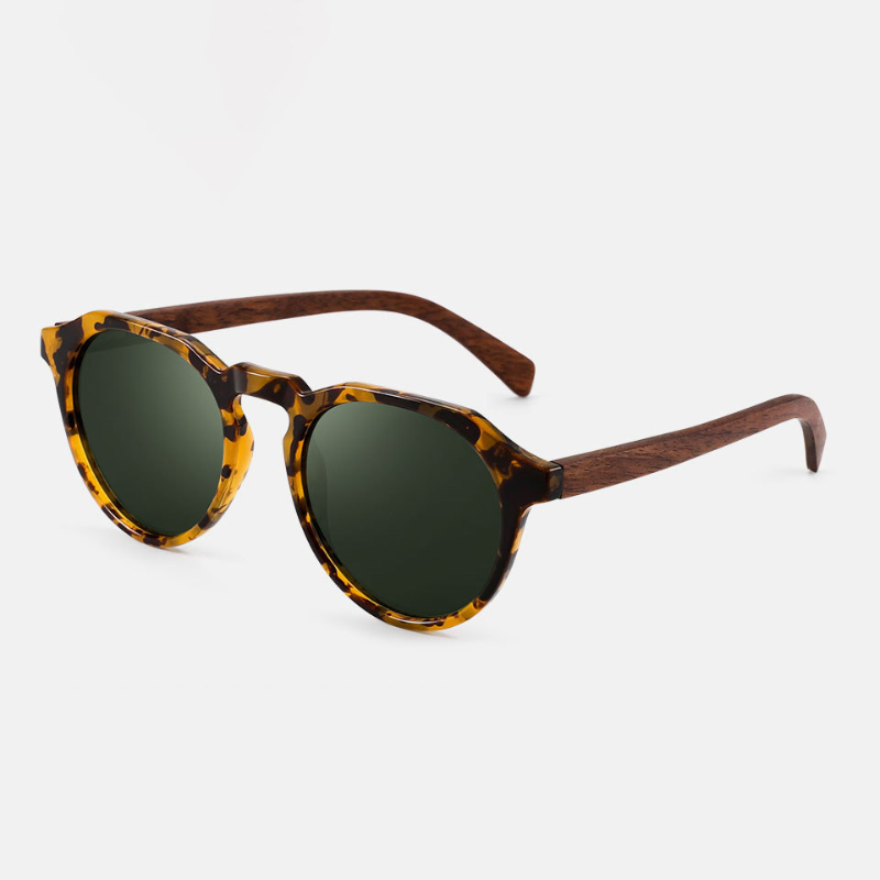 CROSS-BORDER WOODEN POLARIZED SUNGLASSES GB-8048G15
