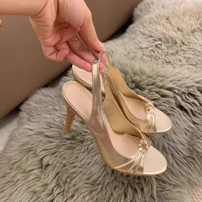 OUTDOOR COMFORTABLE HIGH HEEL SANDALS GB-8214