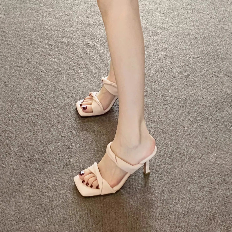 SUMMER NEW STYLE SQUARE TOE SANDALS GB-0123
