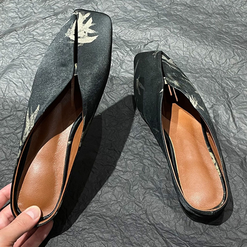 EUROPEAN STYLE PRINTED WOMEN SHOES GB-0134