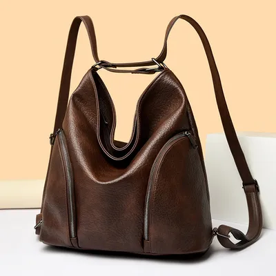 LARGE CAPACITY TRENDY WOMEN'S SHOULDER BAG GB-6298CfBr