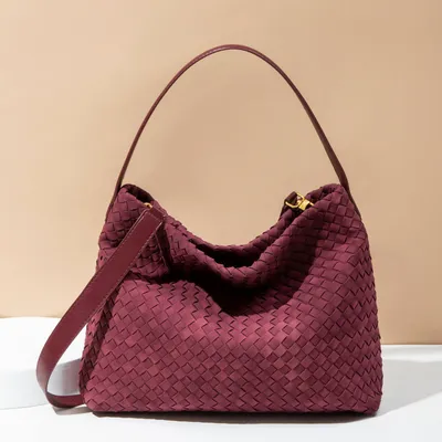 VERSATILE LARGE CAPACITY WOMEN'S BAG GB-0895CLARET