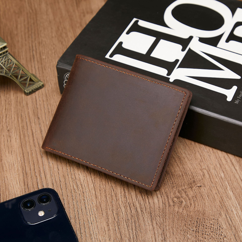 MULTI-FUNCTIONAL GENUINE LEATHER SHORT WALLET GB-9029CFBR