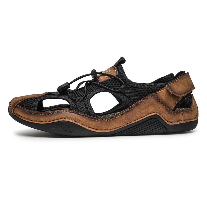 NON-SLIP HAND-STITCHED MEN'S SANDALS GB-2285