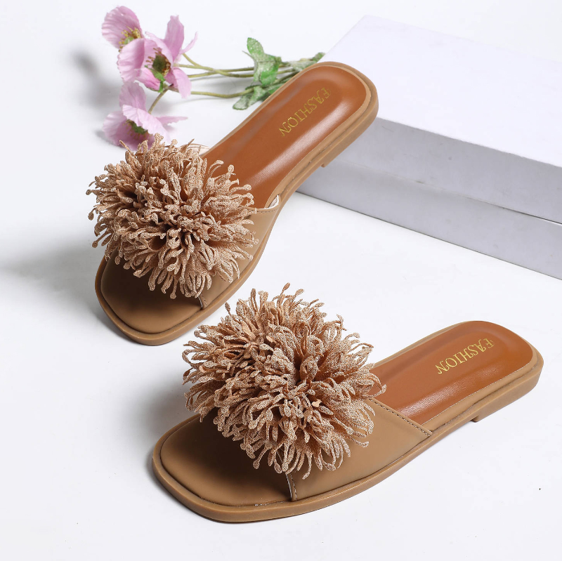 KOREAN STYLE ONE-STRAP SLIPPERS GB-5806