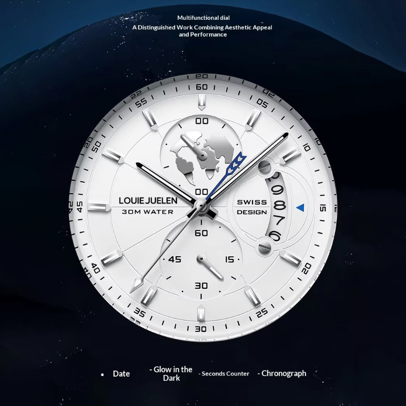 LOUIE JUELEN QUARTZ GB-LJ576SW