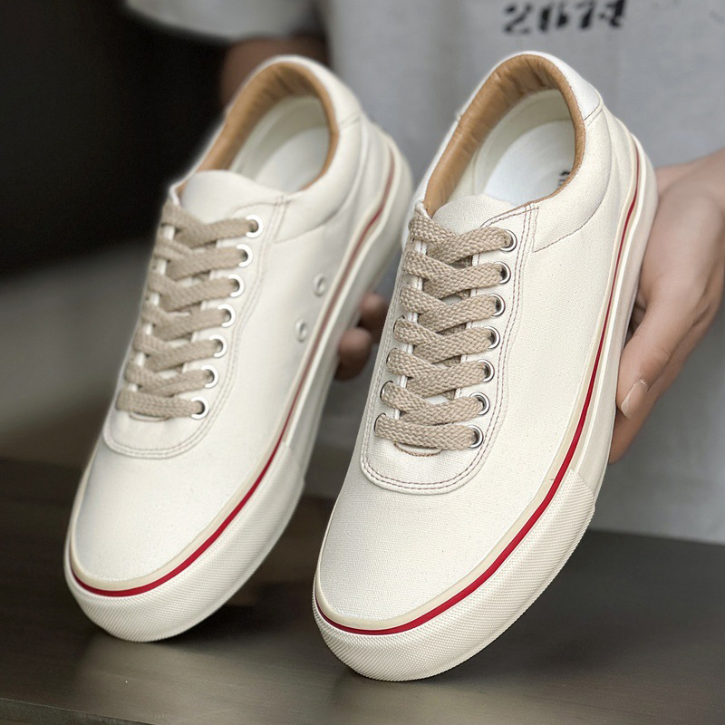 LOW-TOP TRENDY FLAT CANVAS SHOES GB-0512