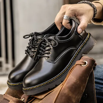 BRITISH STYLE GENUINE LEATHER CASUAL SHOES GB-5911