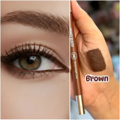 Beauty glazed Auto kajal-Brown