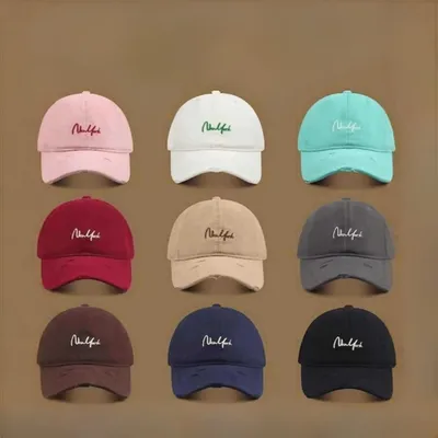 Face-Slim Trendy Baseball Cap – Korean Style