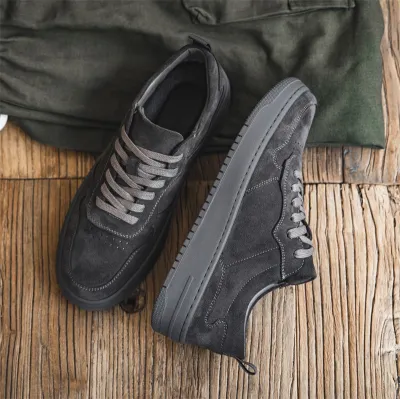 Retro Versatile Trendy Shoes Genuine Leather