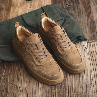 Retro Versatile Trendy Shoes Genuine Leather