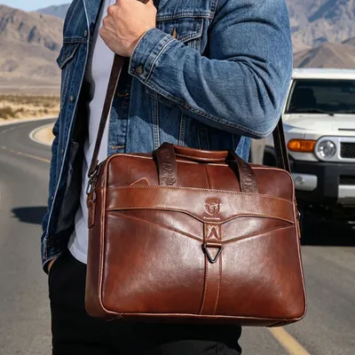 MEN'S BUSINESS SHOULDER BAG AK-B2G50 