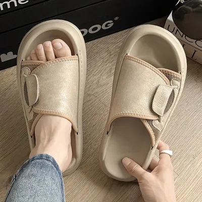 MEN'S SLIPPERS FOR VELCRO TRENDY SLIPPERS AK-V815J